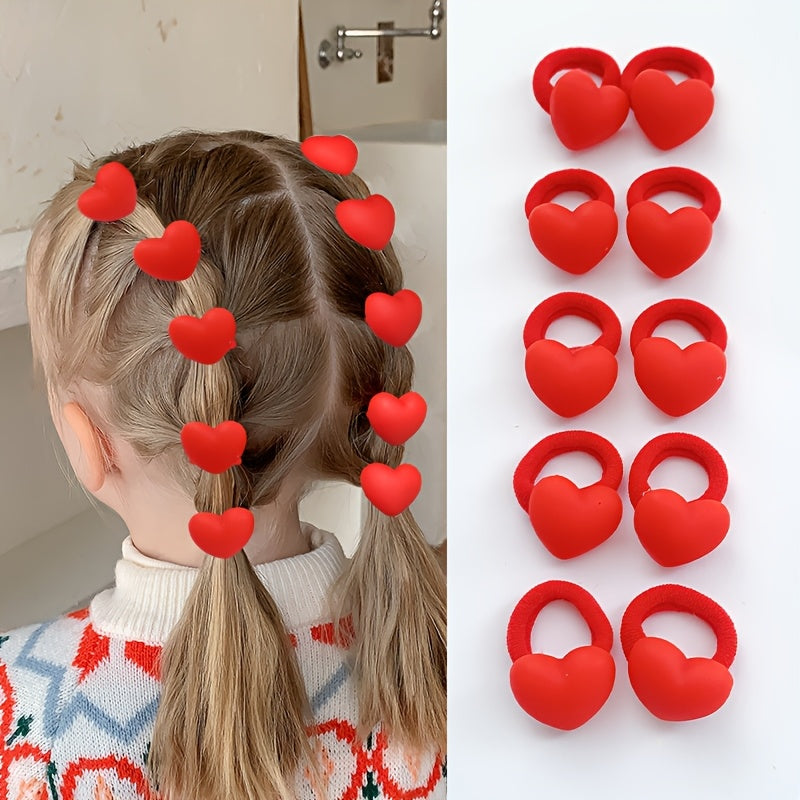 Cute Strawberry Hair Ties for Girls