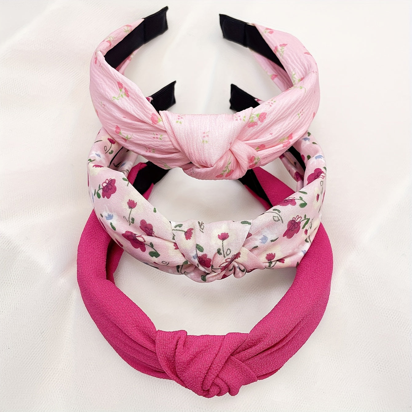 The Pink Petal Edit - Soft Touch,Feminine Florals, Headband Set