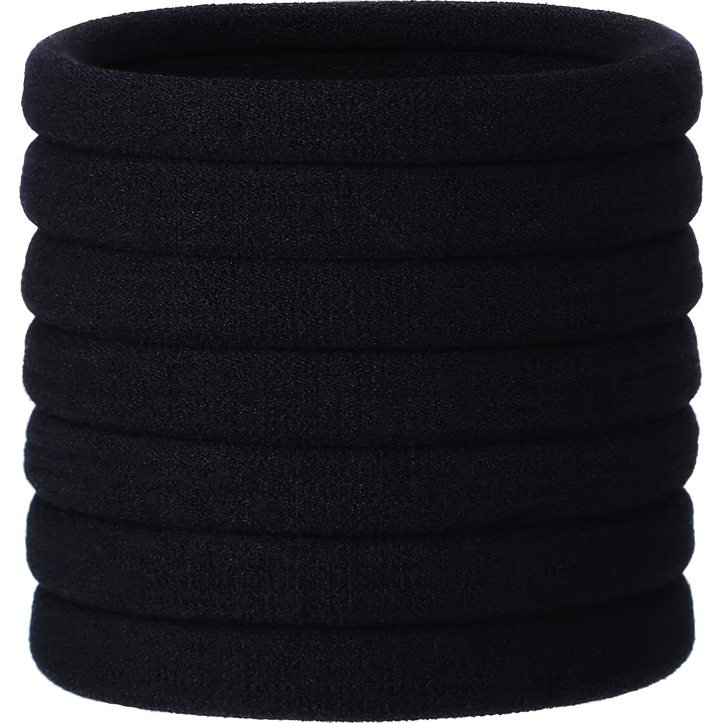 Simple Black Hair Rubber Bands for Women/Girls