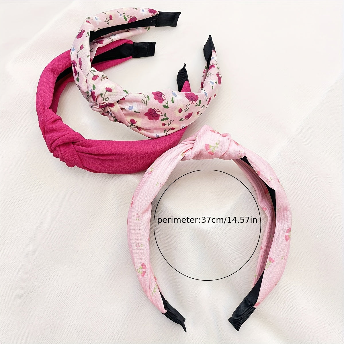 The Pink Petal Edit - Soft Touch,Feminine Florals, Headband Set