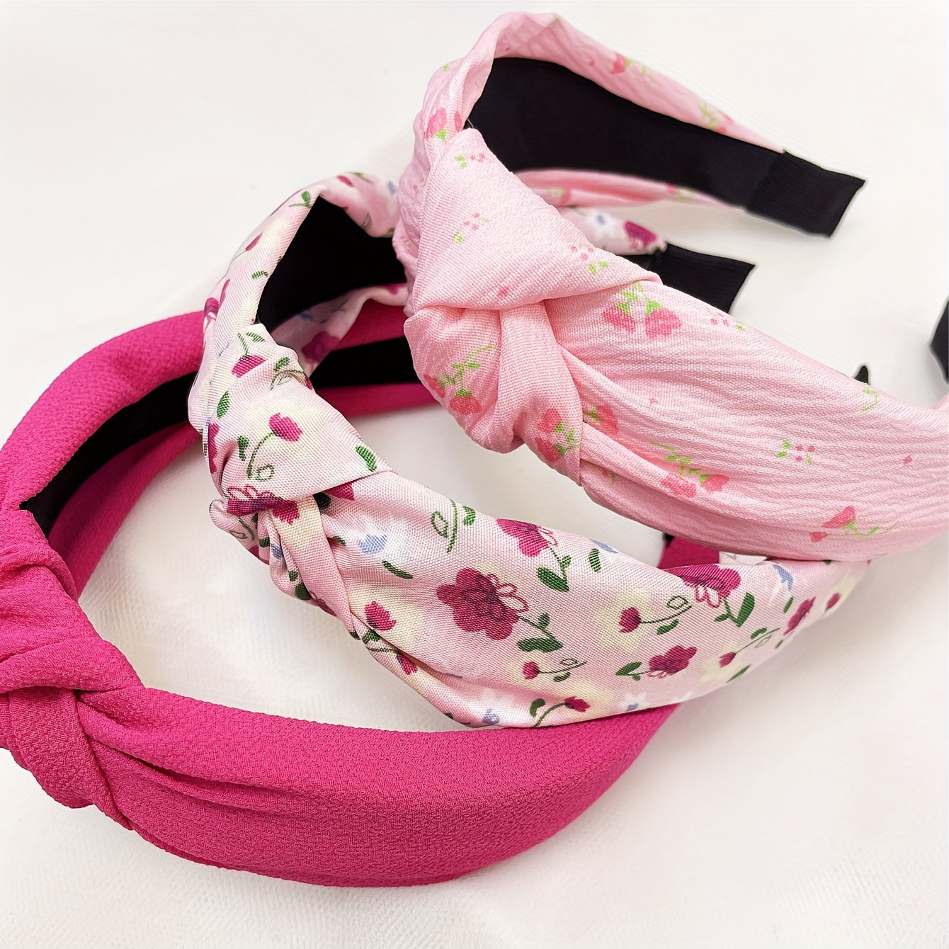 The Pink Petal Edit - Soft Touch,Feminine Florals, Headband Set