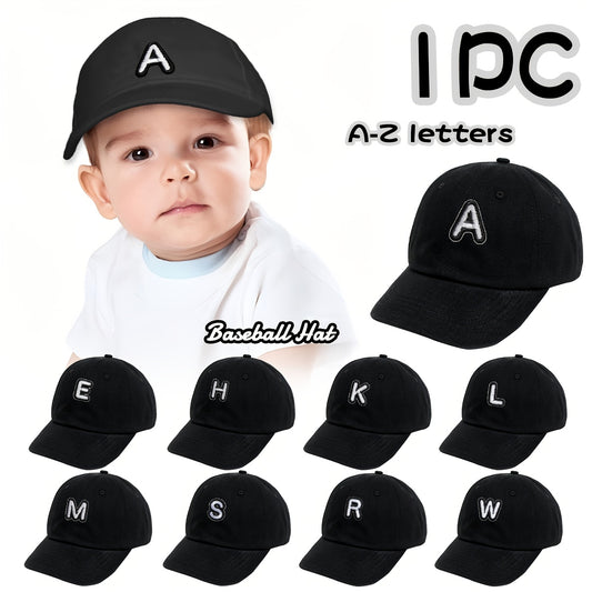 Baby Letter Cap – 1PC 26-Letter Sun Hat for Boys & Girls (Daily Wear & Gift Option)