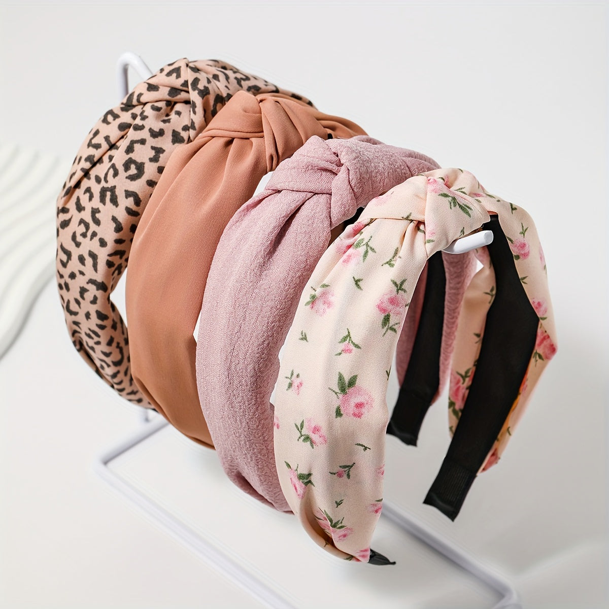 Trendy Floral Knotted Headbands