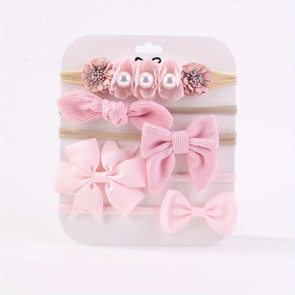 Sweet & Stylish pack of Hairbands for Newborns/ Girls