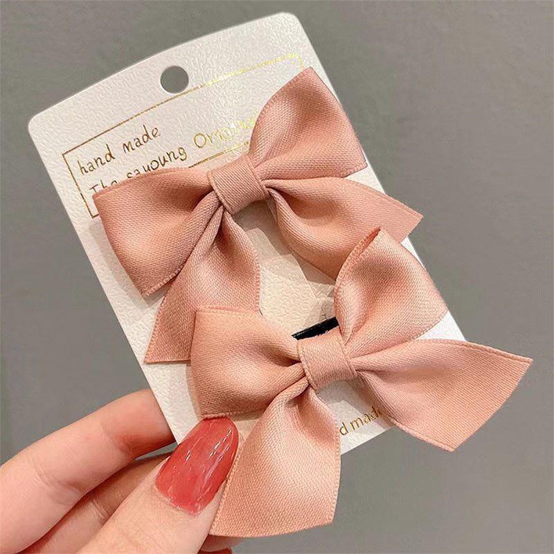 Princess Bow Hair Clips – Cute Side Clips for Girls (2pcs)