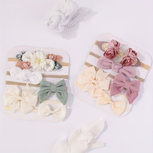 Sweet & Stylish pack of Hairbands for Newborns/ Girls