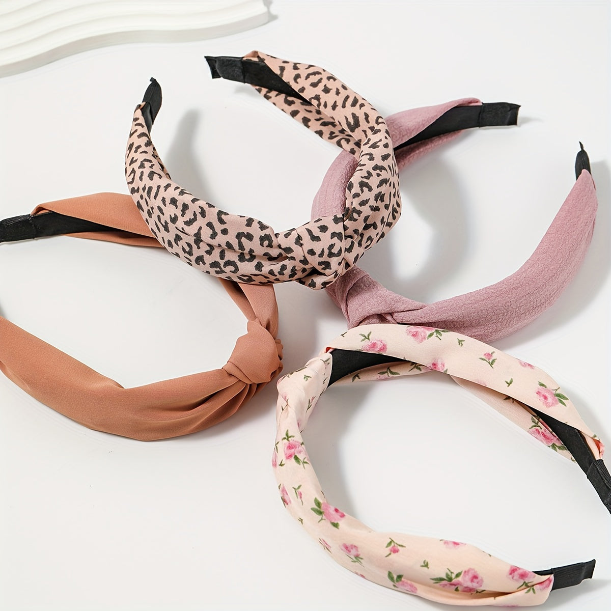 Trendy Floral Knotted Headbands
