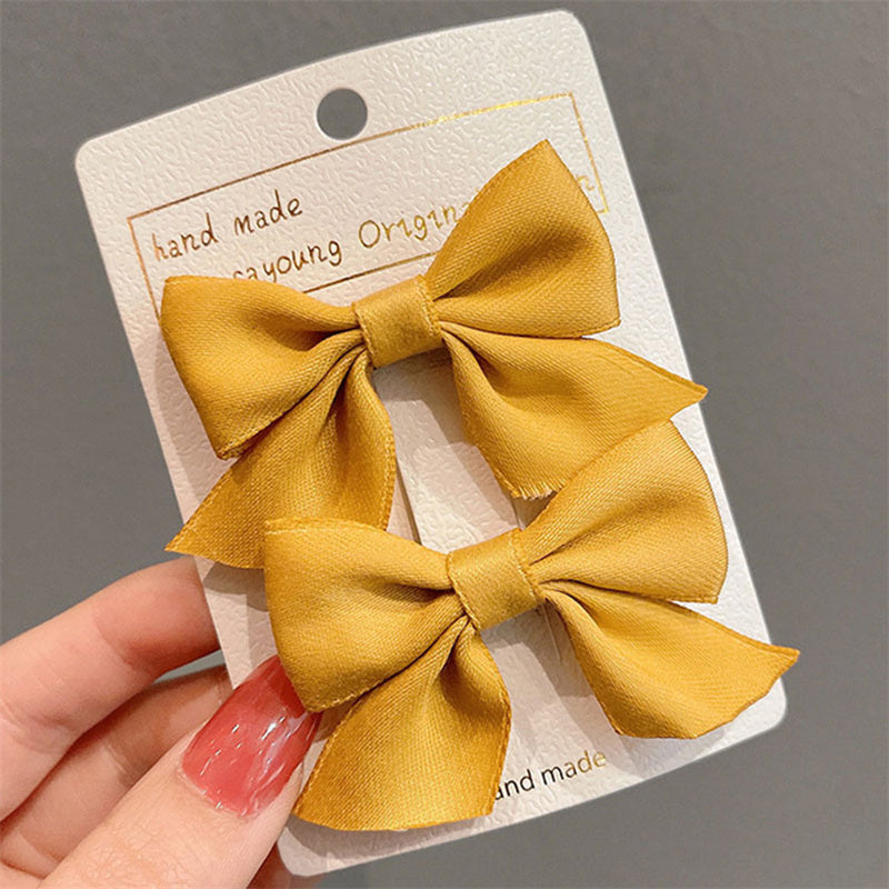 Princess Bow Hair Clips – Cute Side Clips for Girls (2pcs)