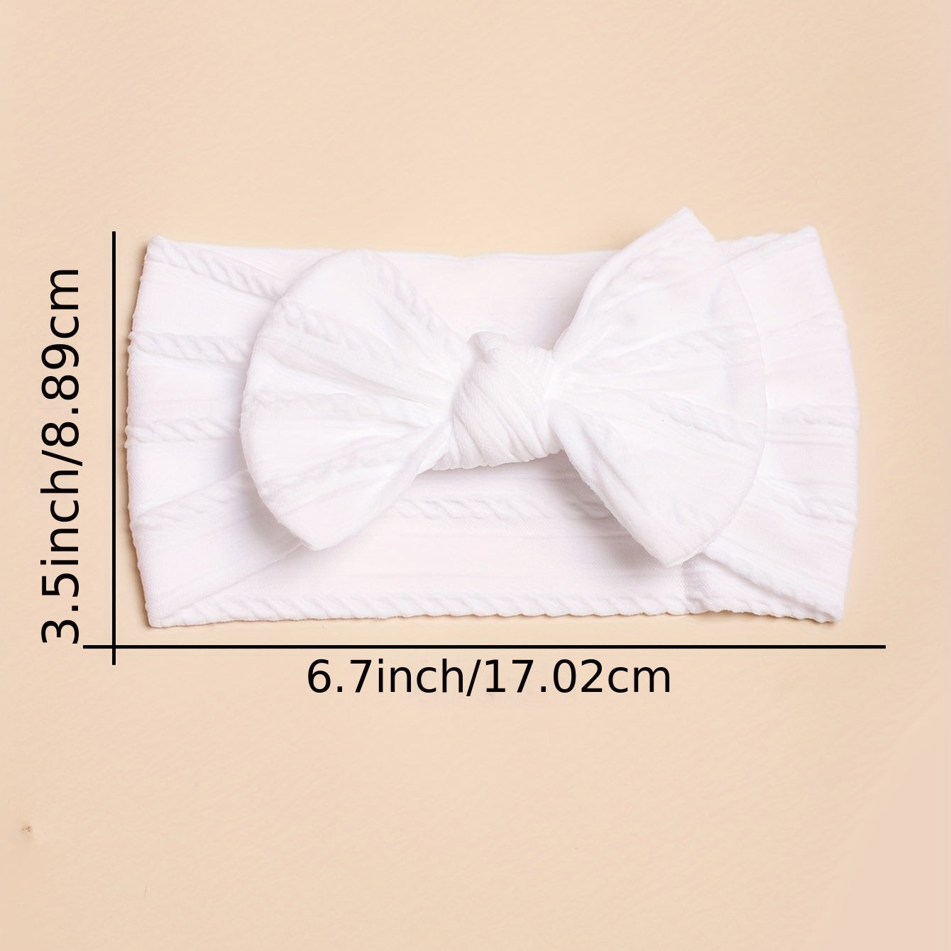 5PCS Summer Pastel Bows – Luxe Headbands for Babies & Toddl-errs!!
