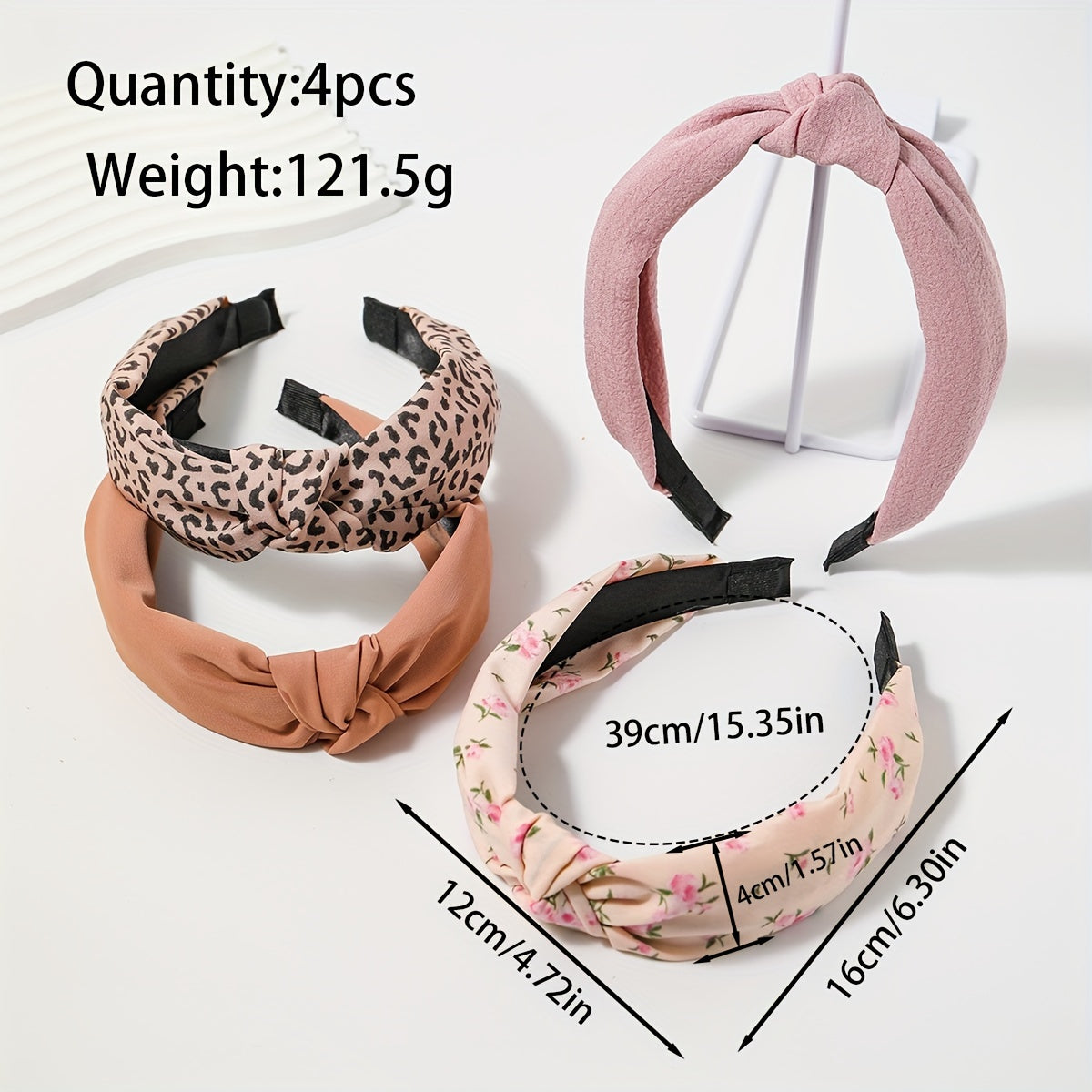 Trendy Floral Knotted Headbands