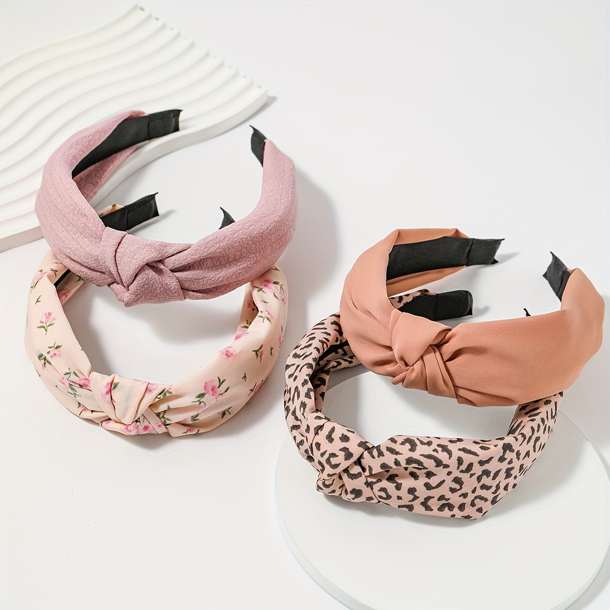 Trendy Floral Knotted Headbands