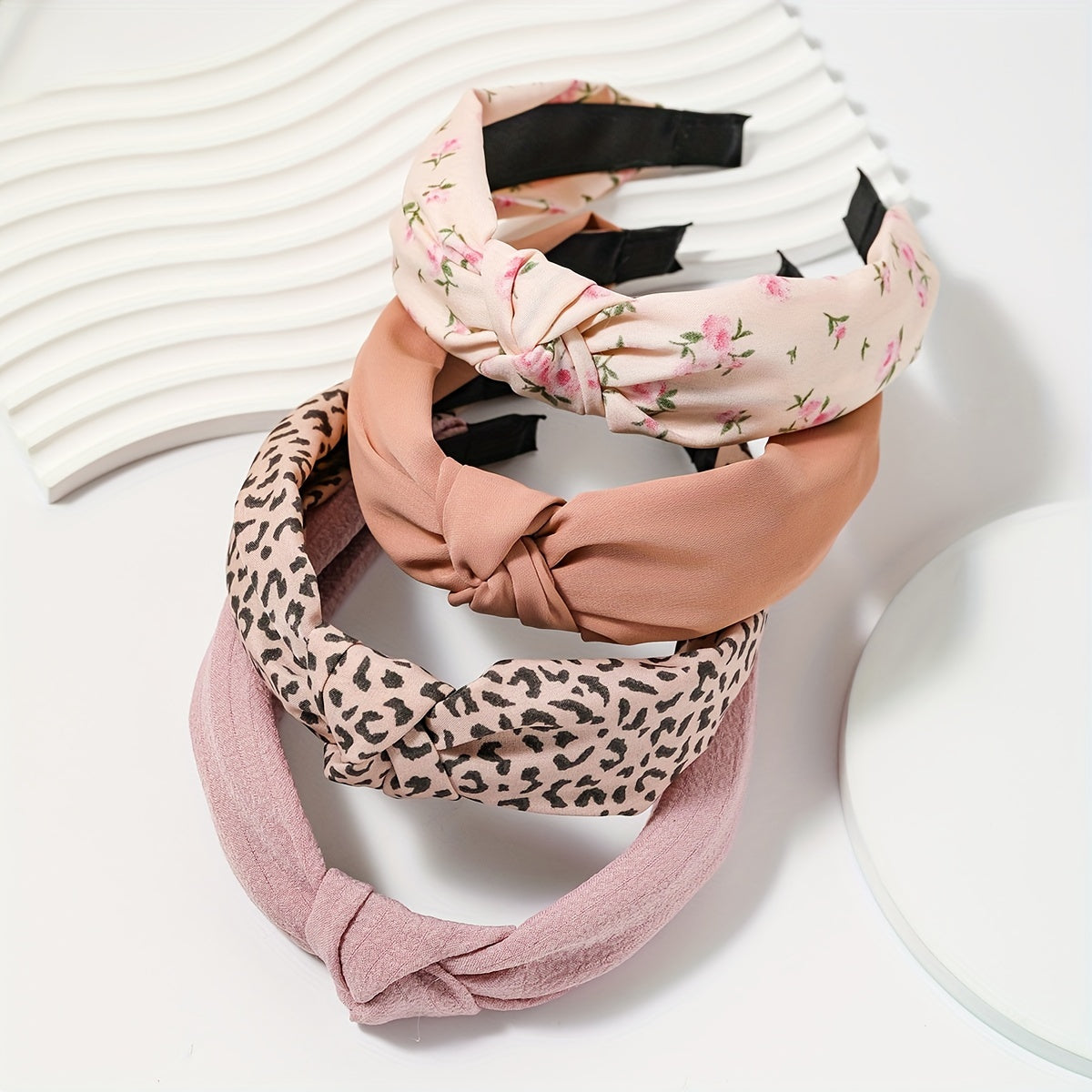 Trendy Floral Knotted Headbands