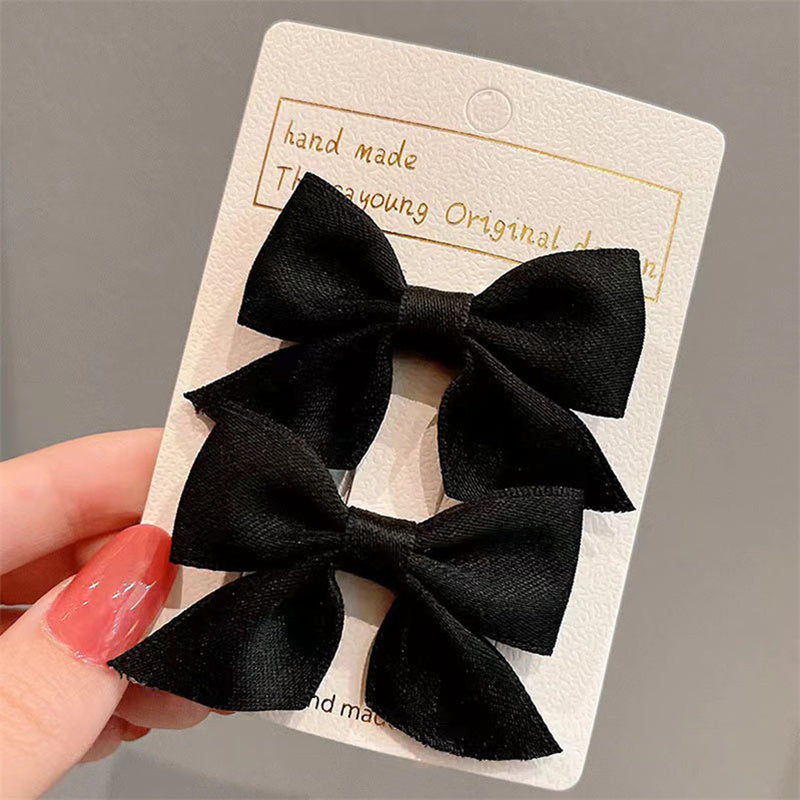 Princess Bow Hair Clips – Cute Side Clips for Girls (2pcs)