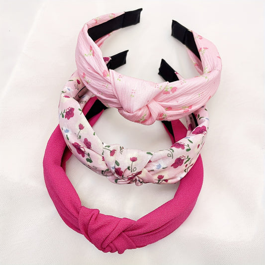 The Pink Petal Edit - Soft Touch,Feminine Florals, Headband Set