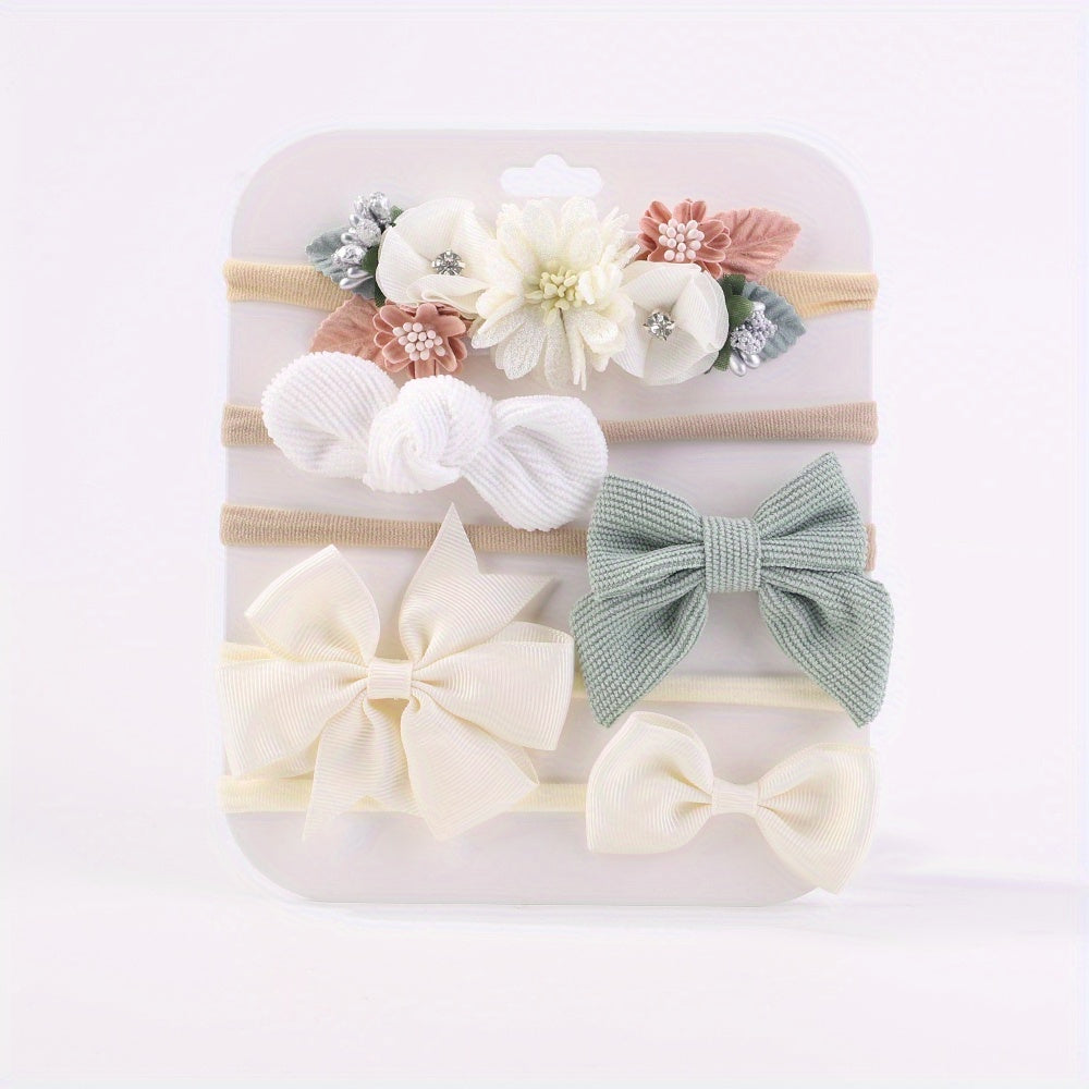 Sweet & Stylish pack of Hairbands for Newborns/ Girls